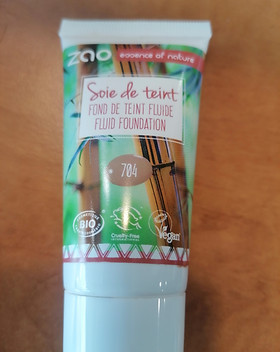Fond de teint fluide de la marque Zao