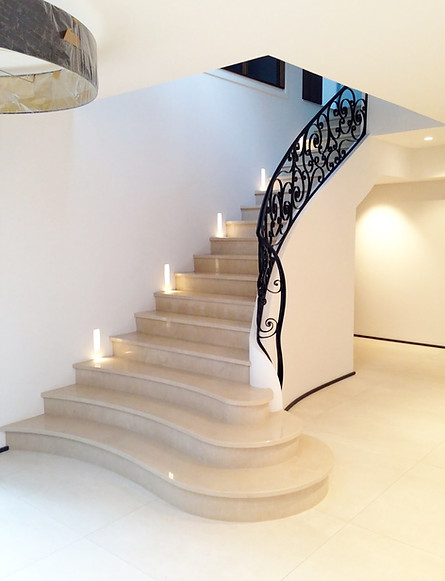 Création d’un escalier en béton