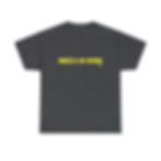 Thumbnail: NAKED & UNAFRAID  SHIRT - yellow lettering