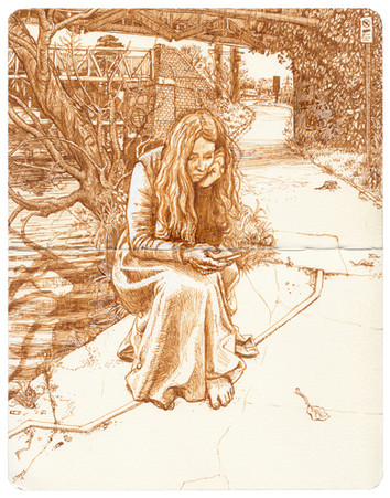 Michael Chance - Modern Melancholy, ink
