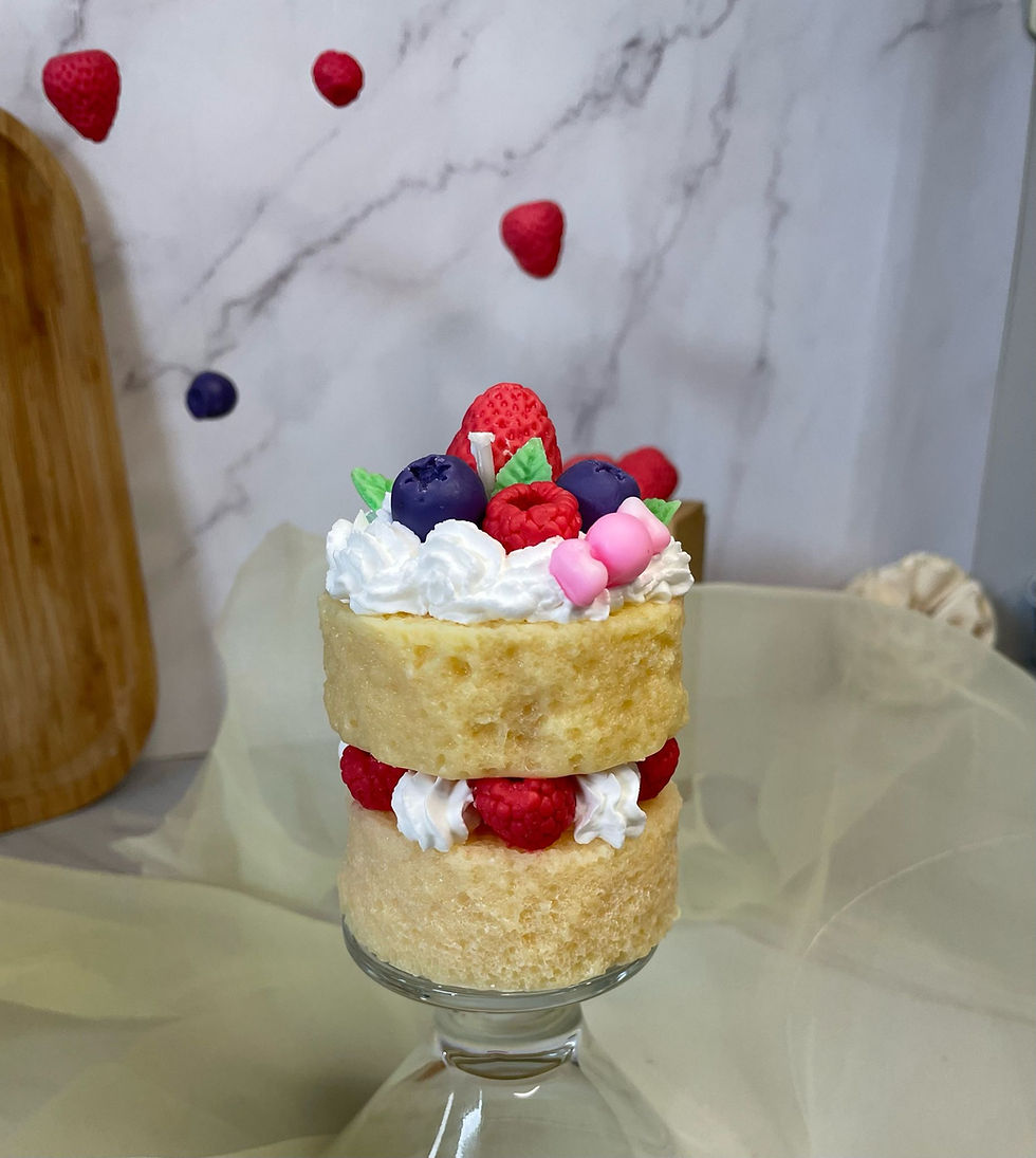 Миниатюра: Ароматна свещ „Fruit cake”