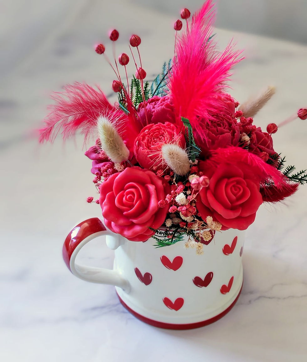 Миниатюра: Букет от восъчни цветя „Love spell“