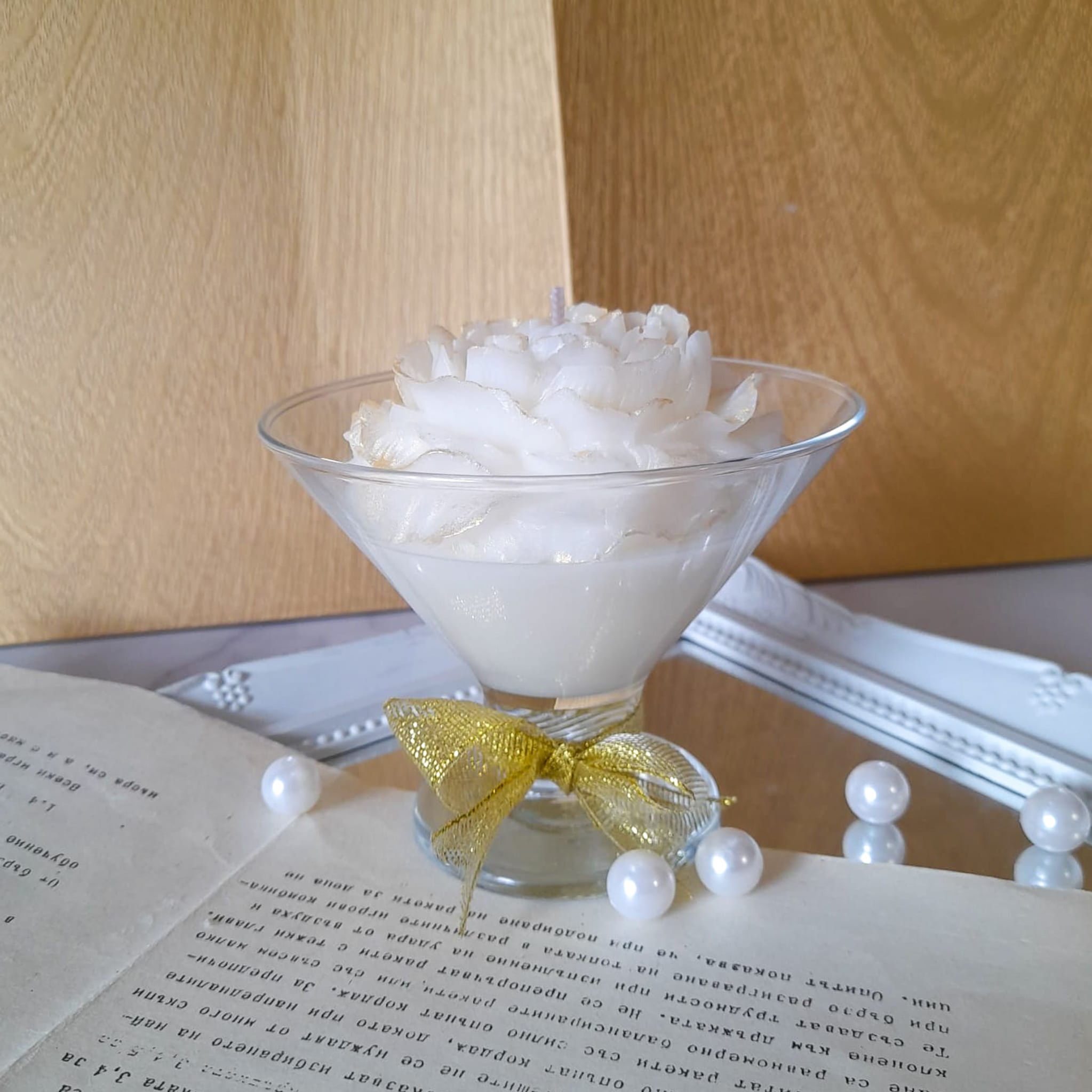 Ароматна свещ „White flower”