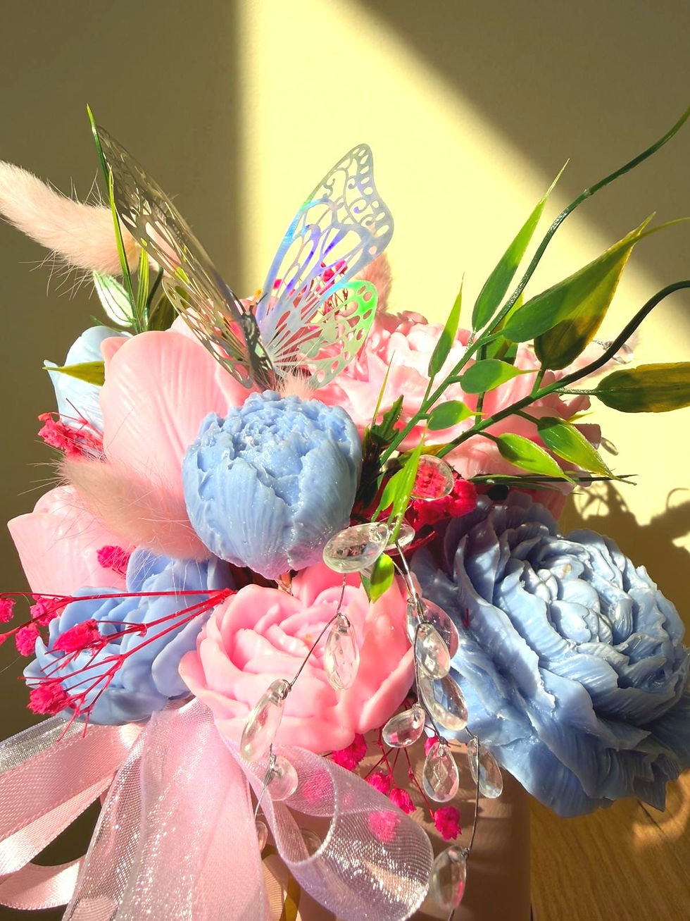 Миниатюра: Букет от восъчни цветя „For you“