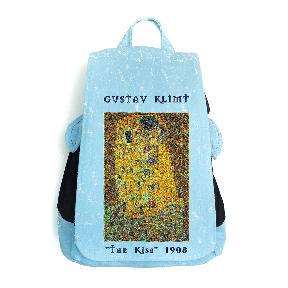 Miniatura: TISSUS SACK ARTWORK "The Kiss" by Gustav Klimt