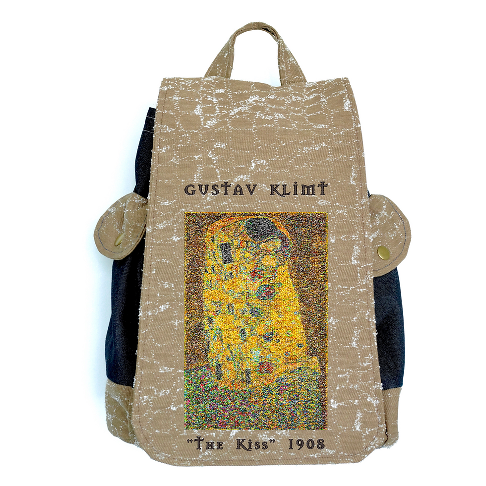 Miniatura: TISSUS SACK ARTWORK "The Kiss" by Gustav Klimt
