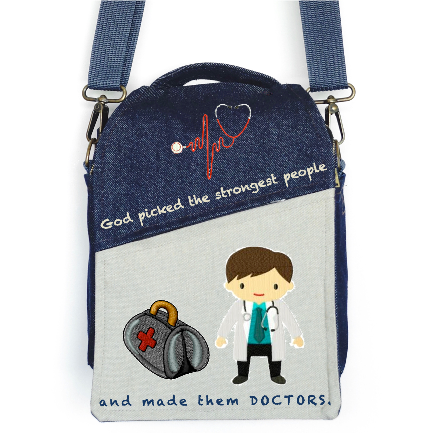 CANVAS MESSENGER BAG Doctor