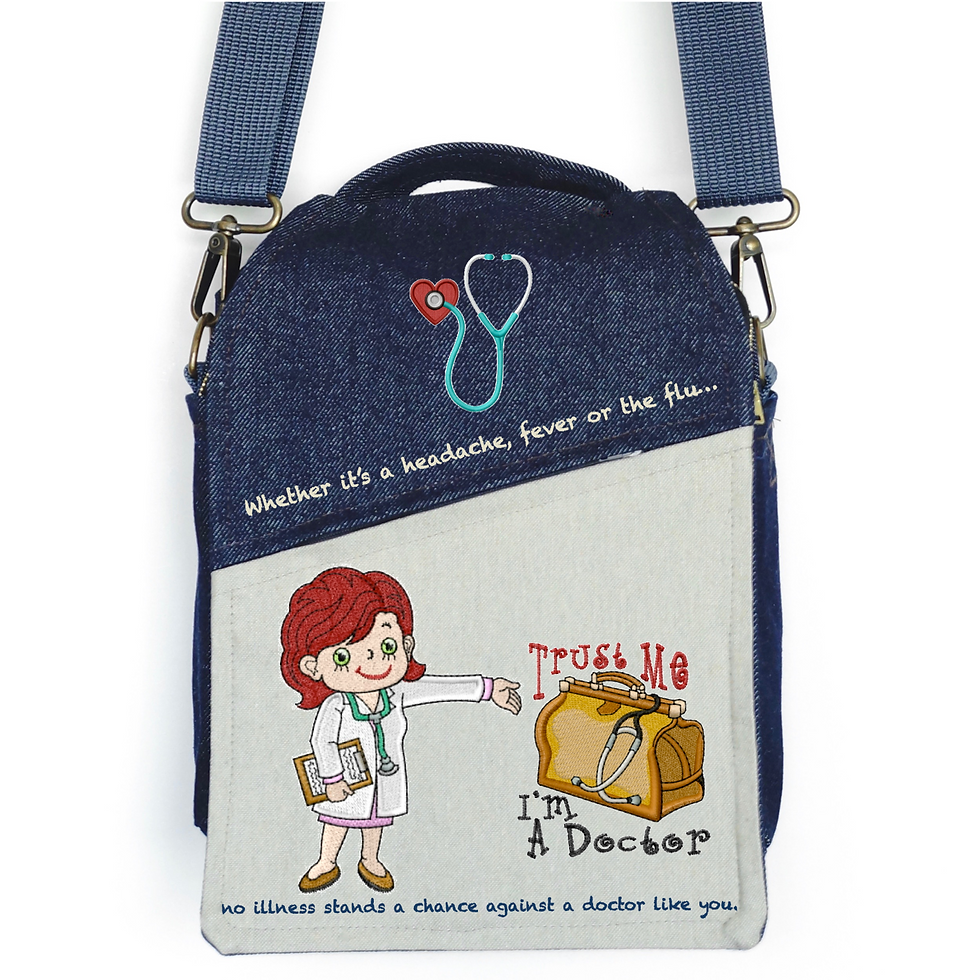 CANVAS MESSENGER BAG Doctora