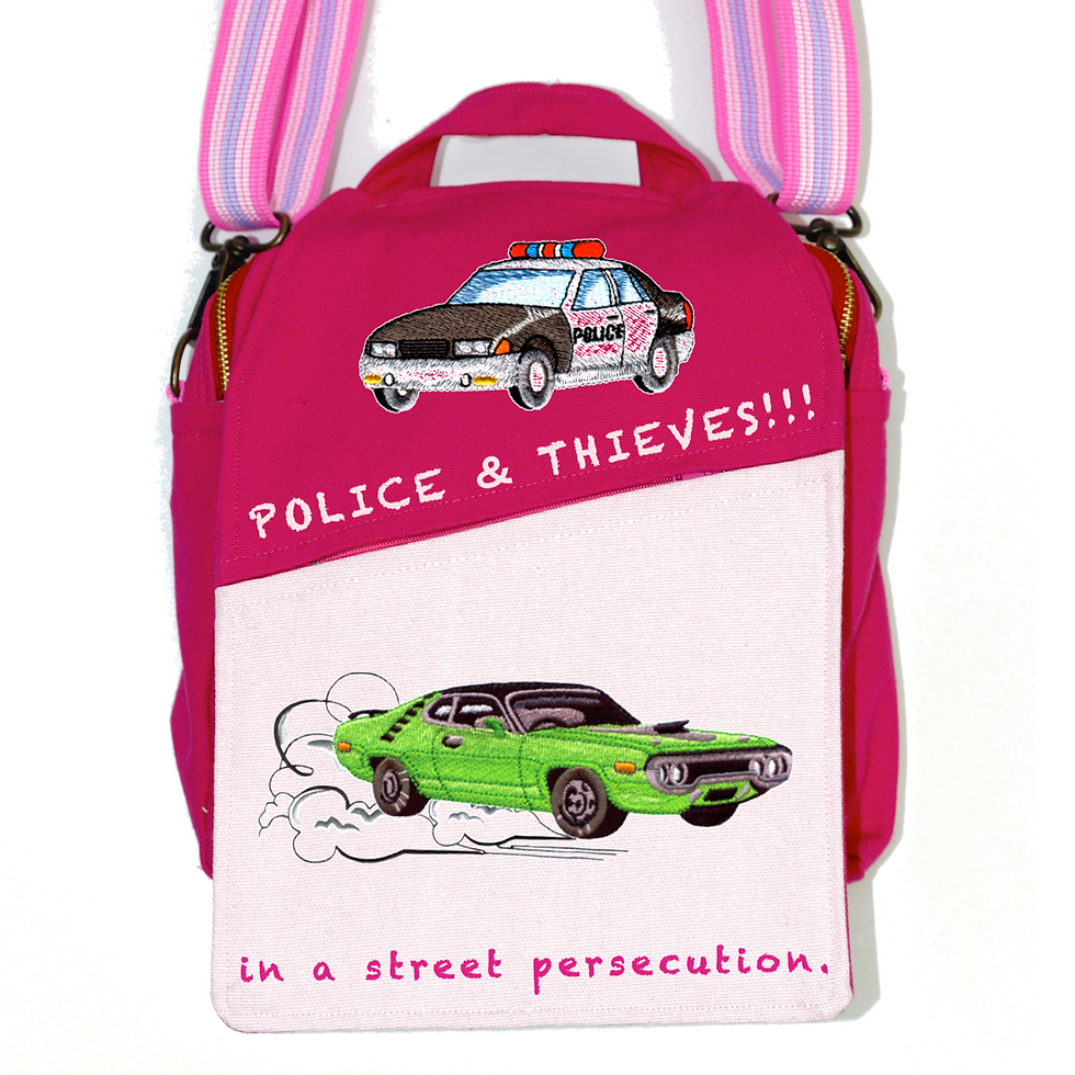 Miniatura: CANVAS MESSENGER BAG Police & Thieves