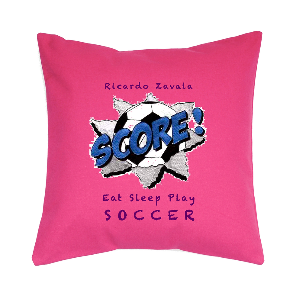Miniatura: COJINES PERSONALIZADOS Eat Sleep Play SOCCER