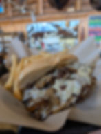 Bison Cheesesteak
