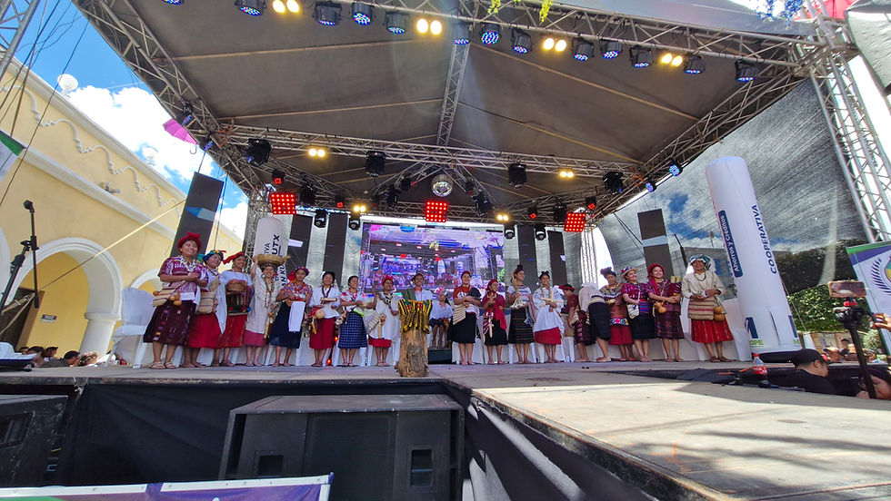 Elección Princesa Chnabj´ul año 2025 / Plaza de Armas Huehuetenango / fotografía Hector Méndez