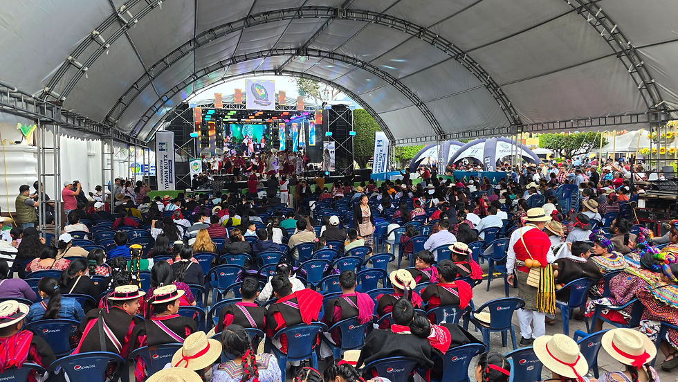 Elección Princesa Chnabj´ul año 2016 / Plaza de Armas Huehuetenango / fotografía Hector Méndez