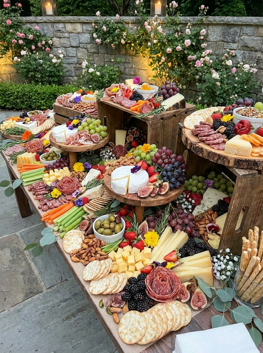 Multi-level grazing table