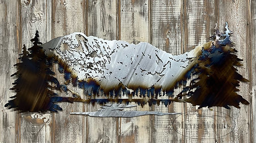 custom wall art - heat colored Pine Creek Res