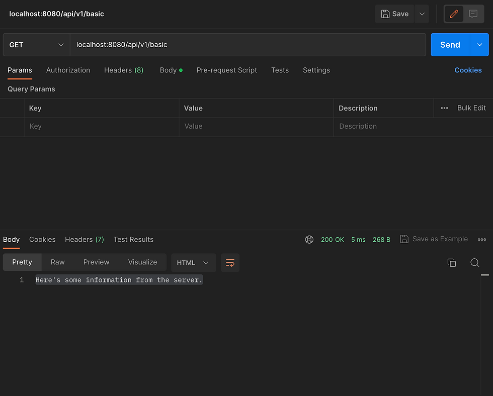 Postman Basic API