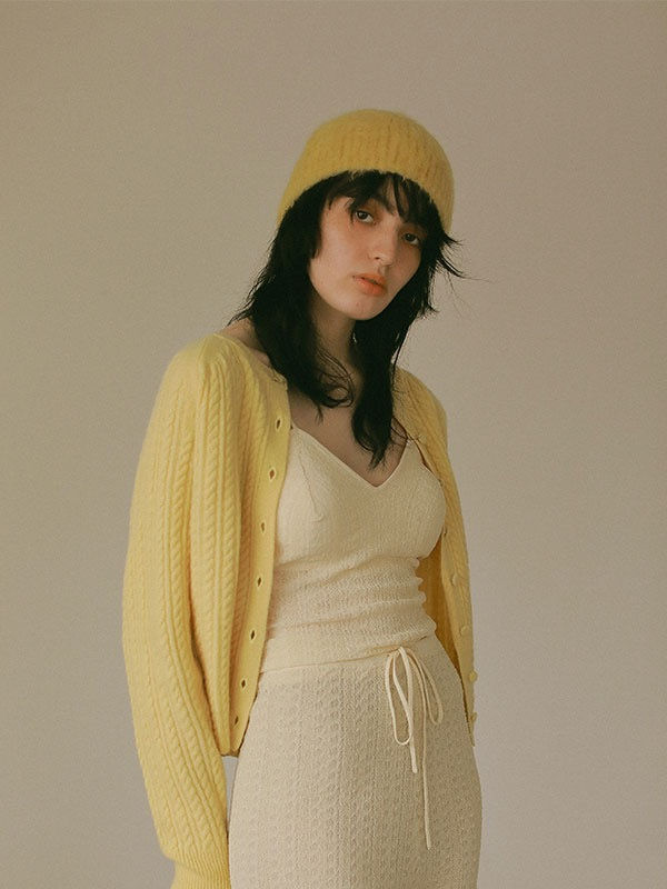 サムネイル： ETRE TOPKYO  シアーパターンニットキャミ