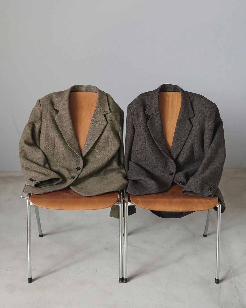 ànuke Herringbone Wool Jacket