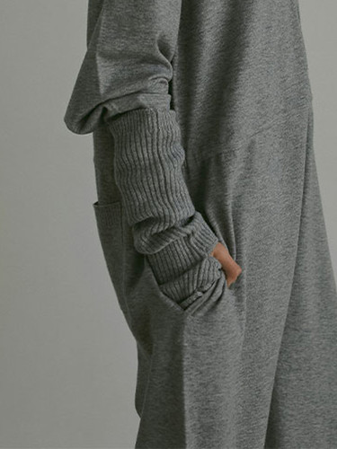 ETRÉ TOKYO フロントファスナーニットオールインワン | Fun Current