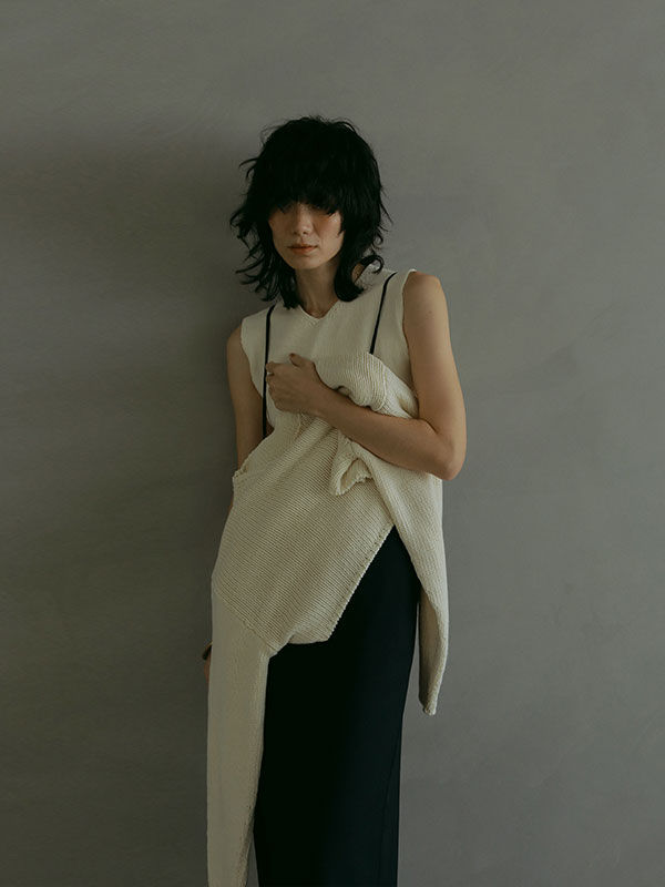 ETRE TOKYO ツーピースクロップドニット