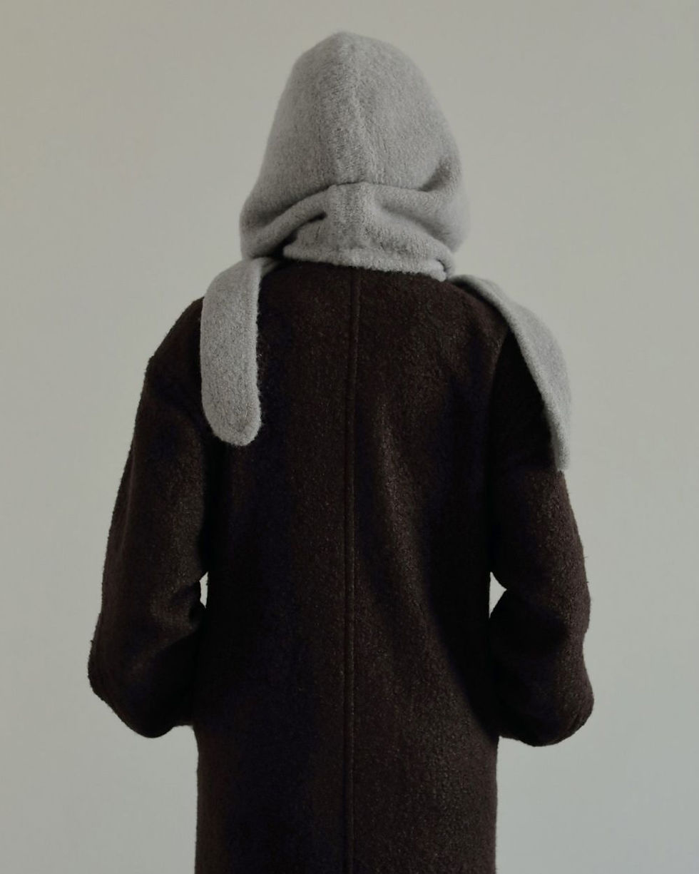 サムネイル： ànuke Boucle Knit Hoodie