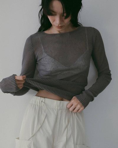 ànuke Sheer Stripe Knit | Fun Current