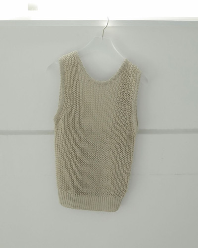 トップス anuke Paperyarn Knit Tanktop anuke タンクトップ ノースリーブ Paperyarn Knit Tanktop