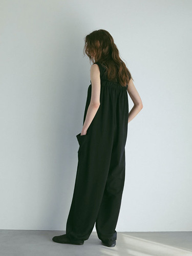 試着のみ　ETRE TOKYO サイドポケットベアニットオールインワン S ETRÉ TOKYO サイドポケットベアニットオールインワン | Fun Current