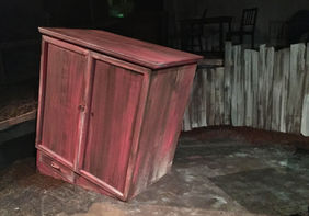 Tilted armoire - set piece