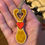 Thumbnail: Handmade Mini Hanging Love spoon Decoration - Heart