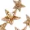 Thumbnail: Triple Gold Star Earrings