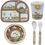 Thumbnail: 4 Piece Baby Dinner Set Farm