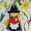 Thumbnail: Handmade Mini Hanging Welsh Lady Decoration - Red/Black