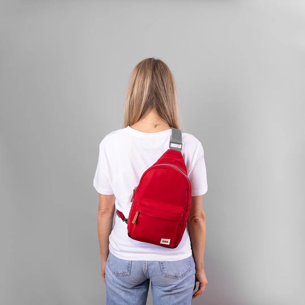 Thumbnail: ROKA WILLESDEN B  RECYCLED NYLON Crossbody Bag - Choose your colour