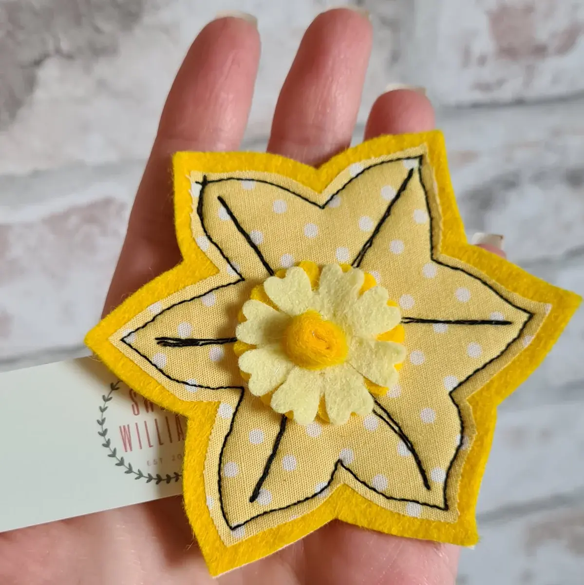 Daffodil Brooch