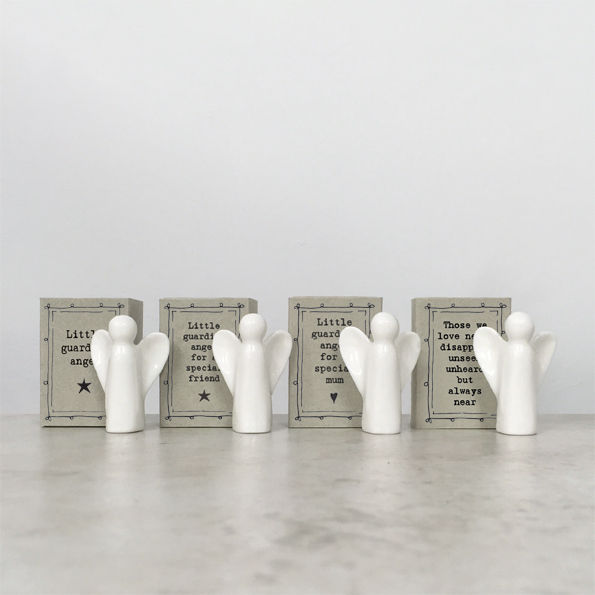 Thumbnail: East of India - Matchbox Porcelain Little Guardian Angel - Just For You