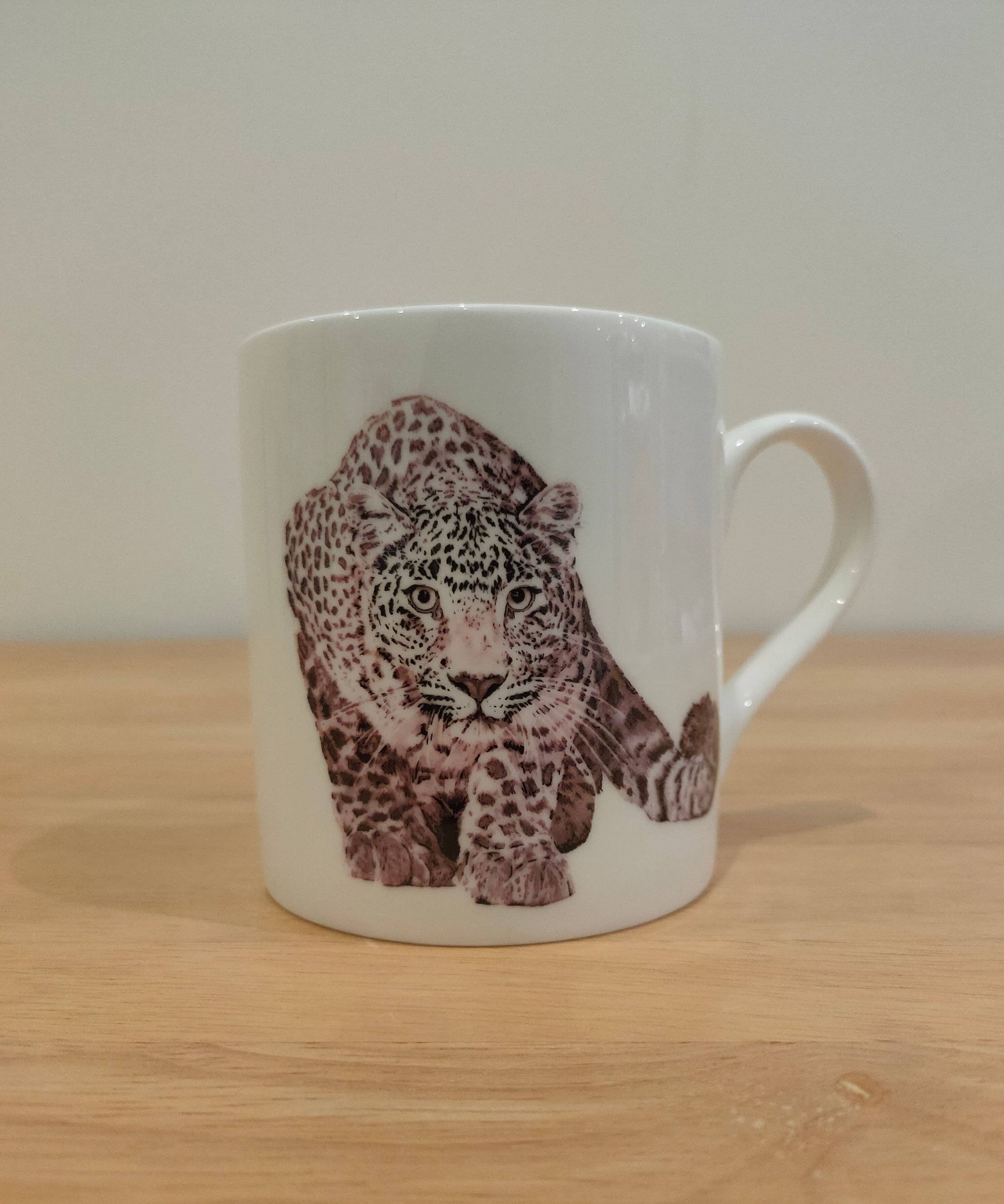 Fine Bone China 'Lyra the Leopard' Mug
