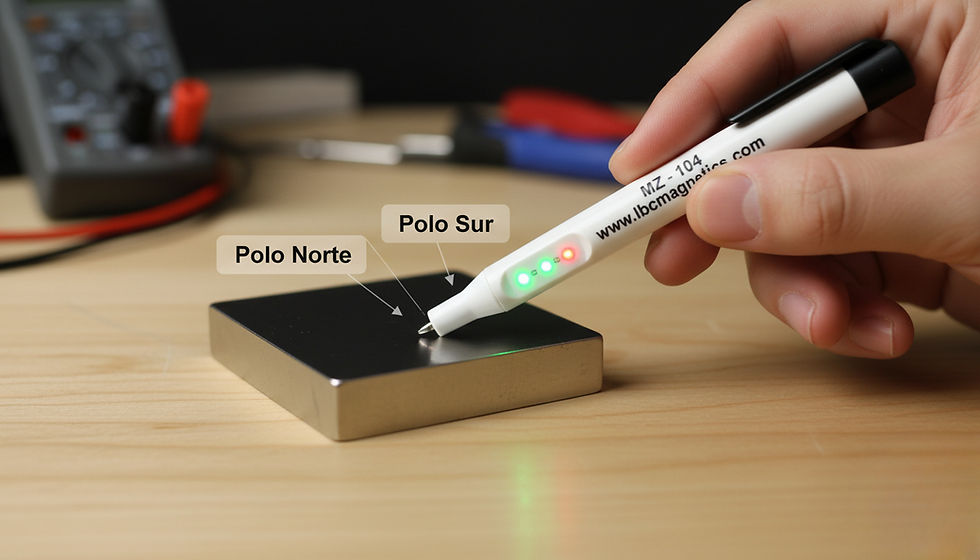 Detector de polaridad Norte-Sur
