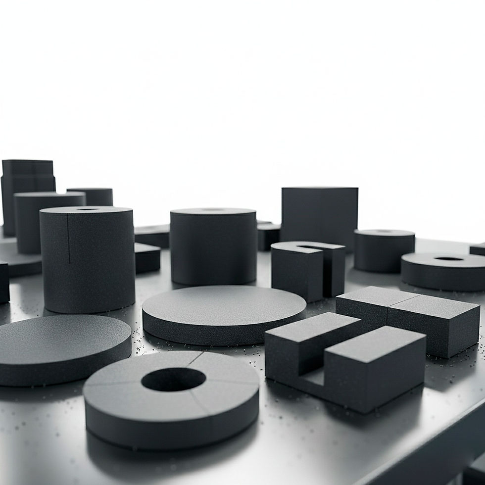 Imanes de ceramica y ferrita