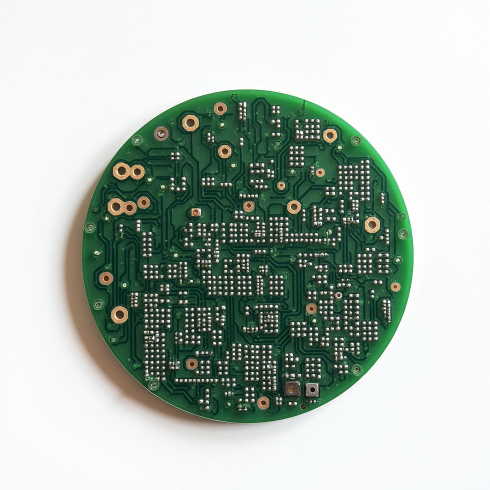 Artistic PCB Coaster