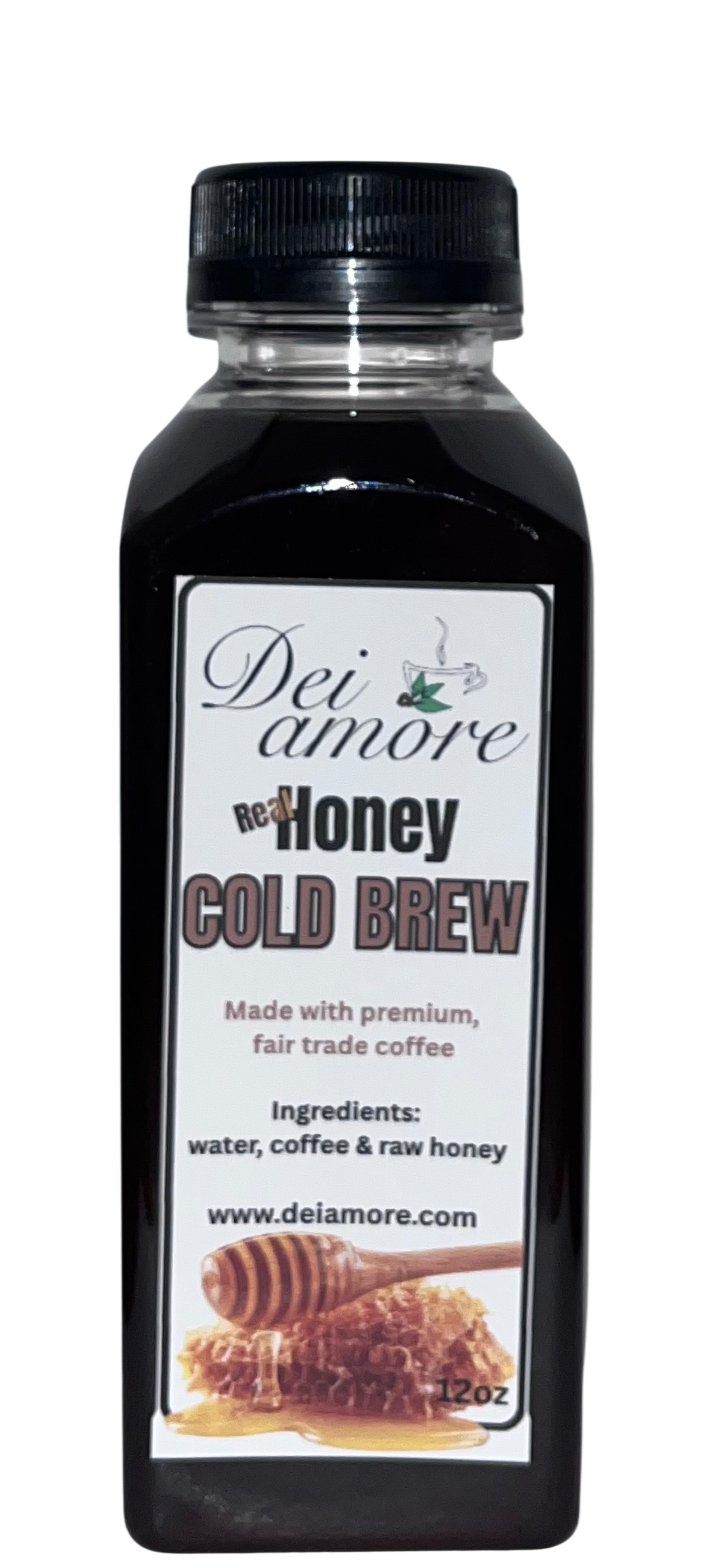 REAL HONEY COLD BREW- 12oz