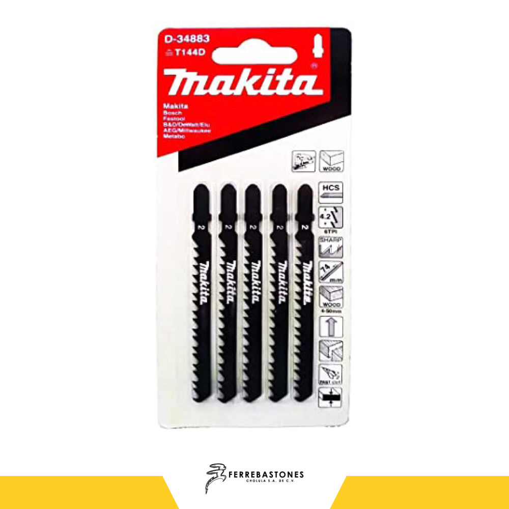 SEG.P/MAD TIPO T HCS (T144D) C.RECTO 5PZ