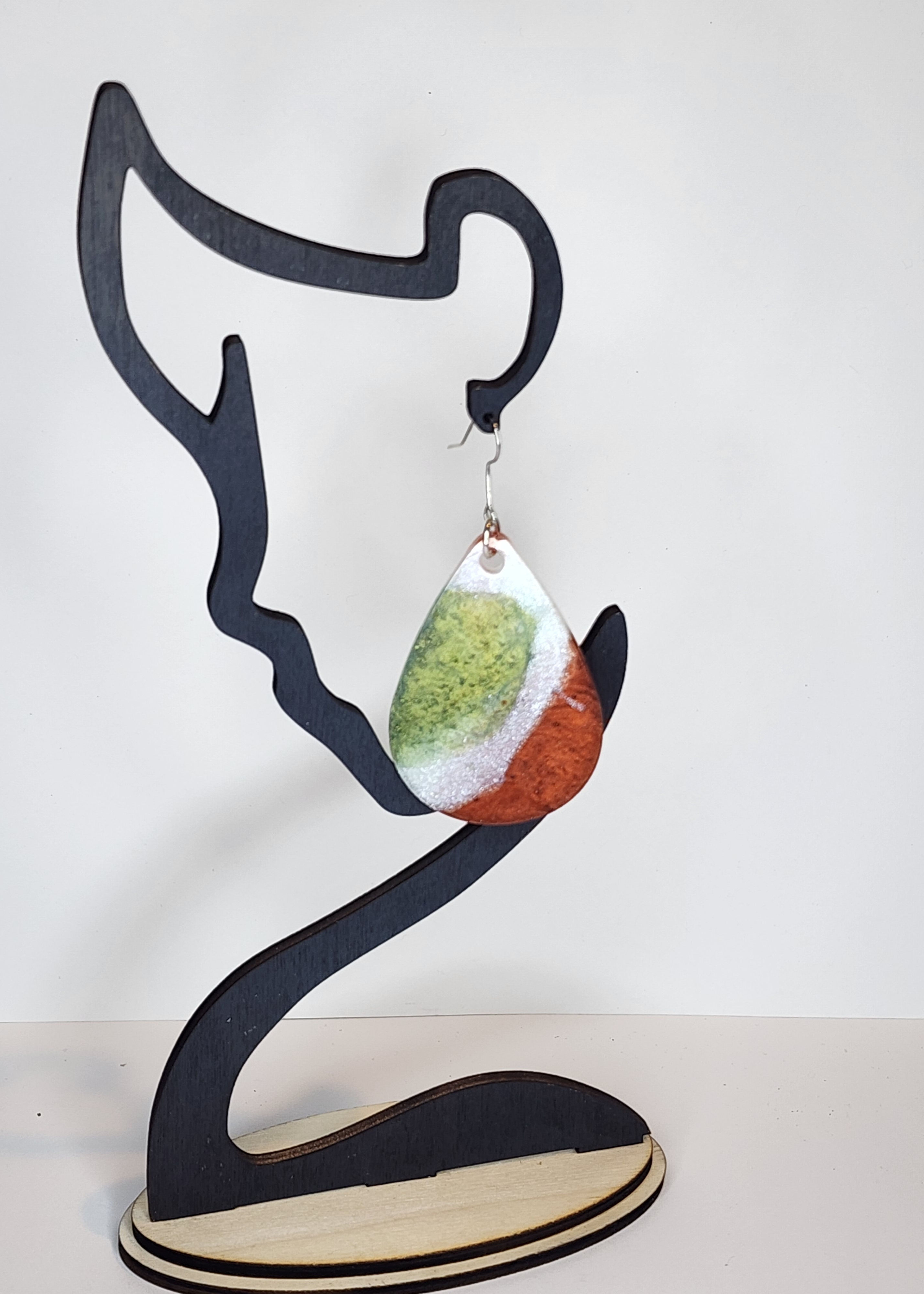 Earthy Elegance Teardrop Earrings