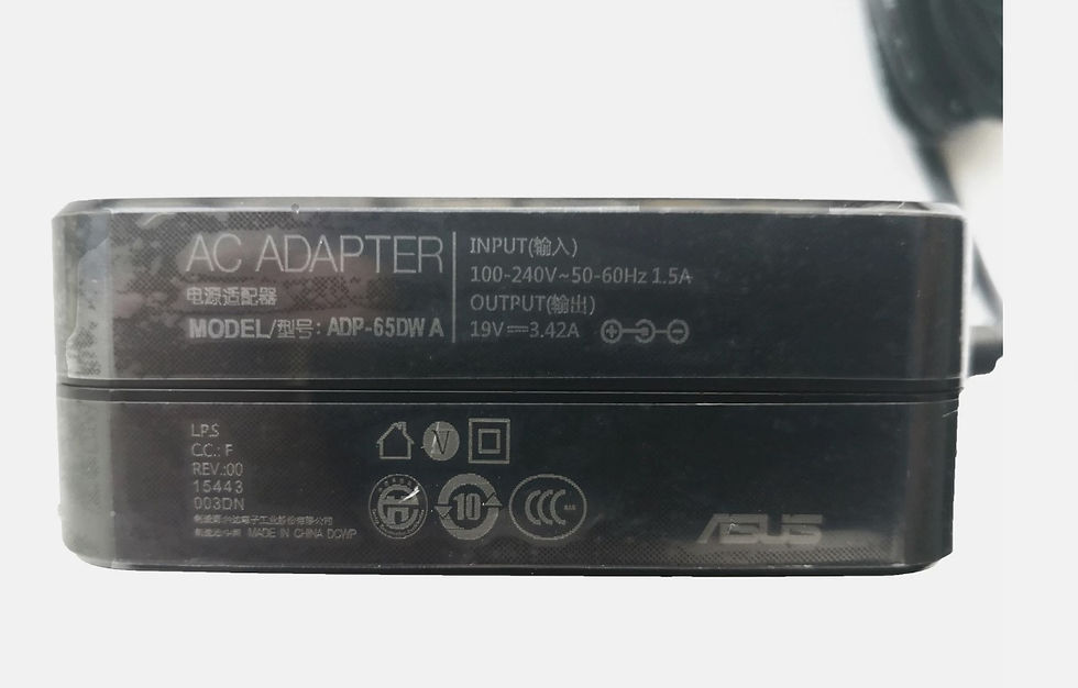 Miniatura: Cargador ASUS de 65W Zenbook UX32V UX32VD UX305F X200M ADP-65DW