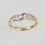 Thumbnail: Eye Ring 18K 0.06 Carat Diamond  Eye  ring