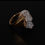 Thumbnail: Pave ring 10K 2.00 Carat Diamond Heritage  Ring
