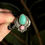 Thumbnail: Turquoise & conch shell ring
