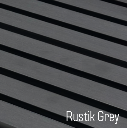 Bardage composite faux claire voie. Portugal.