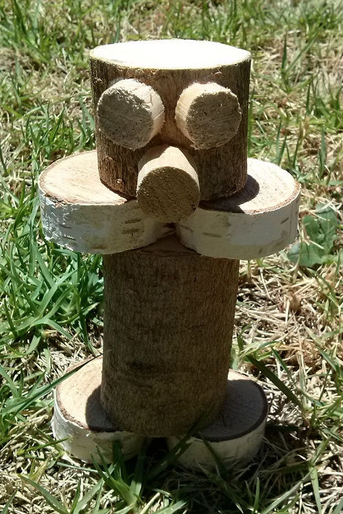 Dr Mark Glickman - Wooden Penguin - Wood - December 2016