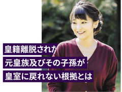 皇籍離脱された元皇族及びその子孫が皇室に戻れない根拠とは